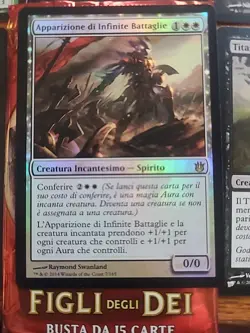 Italian Born Of The God's MTG TCG Booster Pack With 2 Rares (1 Foil) - Image 1