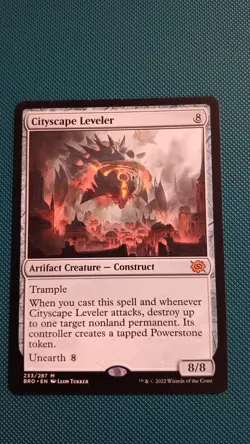 MTG Cityscape Leveler the Brothers' War #233/287 - Image 1