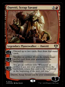 Daretti, Scrap Savant 213 Foil R Commander Masters - Image 1