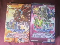 Digimon Card Game Starter Deck ST-23 + ST-24 English Ed. Beatbreak + Data Squad - Image 1