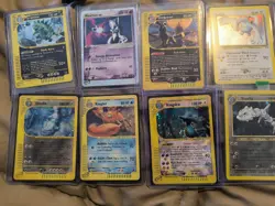pokemon cards Holo, expedition neo genesis, ex, umbreon, lugia, mewtwo - Image 1