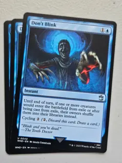 MTG l Don't Blink (x4 Playset) | (NM) Universes Beyond: Doctor Who - Image 1