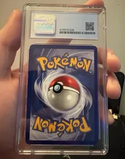 Omanyte Fossil 52/62 1st Edition Regular Card Graded - Image 2