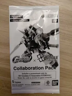Gundam Card Game Promotional G-Eternal Collaborative Pack English Sealed - Image 1