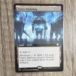 Wizards of the Coast Urza's Workshop Extended Art Rare Land EN #51 Regular - Image 1