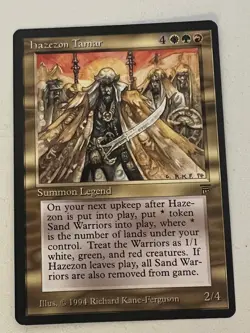 Magic the Gathering MTG Legends Hazezon Tamar NM (Beta Bob) - Image 1
