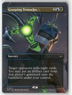 MTG Grasping Tentacles 0021 Regular (Borderless) Marvel's Eternal-Legal NM SPE - Image 1