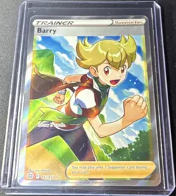 The Pokemon Company Barry Ultra Rare Full Art Trainer Holo Swsh09 167/172 EN - Image 1