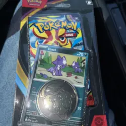 Toxel Checklane Blister Chaos Rising ME04 HOLO Card Pack + Card Sealed Pokemon - Image 1
