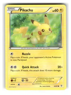 Pikachu 26/83 Common Generations Pokemon Lightly Played - Image 1