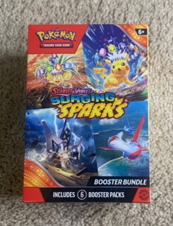 Pokemon TCG Scarlet & Violet Surging Sparks Booster Bundle 6 Packs - New Sealed - Image 1