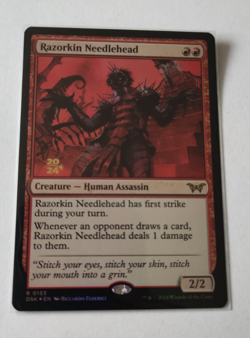 MtG Razorkin Needlehead (DSK-0153) Rare Promo Foil English MINT - Image 1