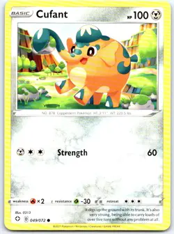 Cufant 049/072 Common Shining Fates Pokemon LP - Image 1