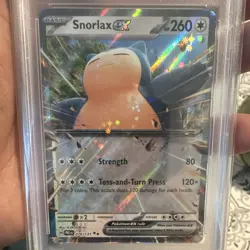 Pokemon Snorlax ex Holo 076/131 Sv Prismatic Evolutions EN 2025 PSA 10 - Image 3