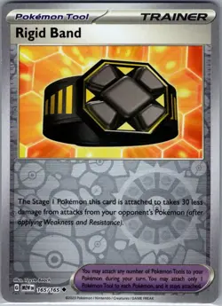 Rigid Band 165/165 Reverse Holo SV: Scarlet & Violet 151 - Pokemon Card - NM - Image 1