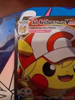 Pokemon Pikachu Ash Ketchum ACG HOLO Card - Image 2