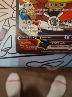 Pokemon Pikachu Ash Ketchum ACG HOLO Card - Image 4