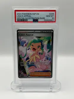 💎 PSA 10 💎 Pokemon Surging Sparks Lisia's Appeal 246/191 GEM MINT - Image 1