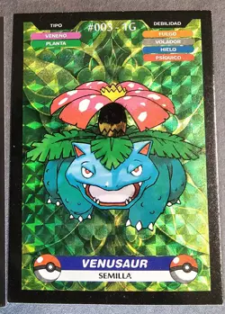 BULBASAUR X IVYSAUR X VENUSAUR LOT - POKEMON KANTO CREALASER RARE TCG HOLO - Image 4