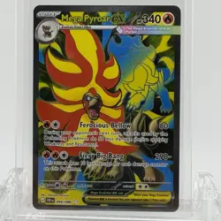 Pokemon TCG Chaos Rising Mega Pyroar ex #099/086 Ultra Rare NM - Image 1