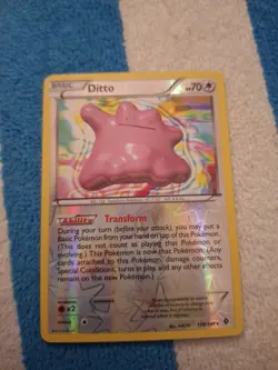 Pokemon TCG Ditto Reverse Holo 108/149 Boundaries Crossed - Image 1