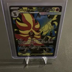 Pokemon TCG Mega Pyroar EX Chaos Rising 099/086 Ultra Rare Holo EN Full Art NM - Image 1