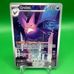 Pokemon Chaos Rising Crobat IR Illustration Rare 093/086 English NM MINT - Image 1