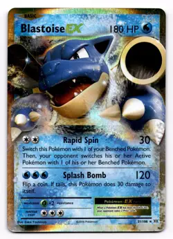 Blastoise EX 21/108 Holo Evolutions NM - Image 1