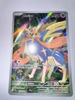 Pokemon Zacian 100/094 Me02 Phantasmal Flames Illustration Rare Holo English - Image 1