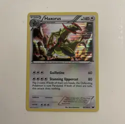 The Pokemon Company Dark Explorers Haxorus 89/108 Holo Rare EN Stage 2 140 HP - Image 1