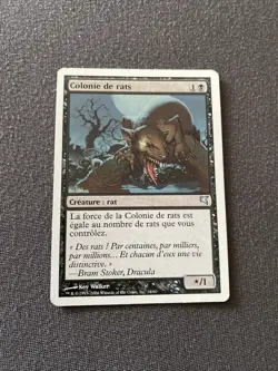 carte magic the gathering 1993-2006 COLONIE DE RATS - Image 2