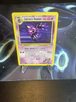 2000 Pokemon Gym Heroes Sabrina’s Haunter 58/132 Non Holo WOTC Vintage MP - Image 3