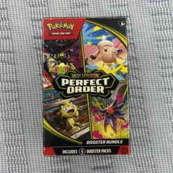 Pokemon TCG Mega Evolution—Perfect Order Booster Bundle Box 6 Packs English 2026 - Image 1
