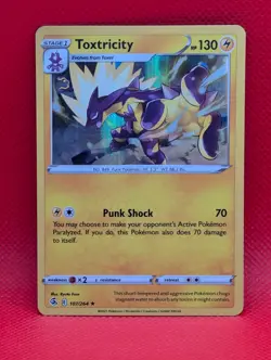 TOXTRICITY 107/264 HOLO R FUSION STRIKE POKEMON HOLO LP TOXTRICITY - Image 1