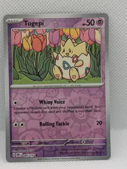 TOGEPI 083/197 C OBSIDIAN FLAMES POKEMON REVERSE HOLO NM/M TOGEPI - Image 1