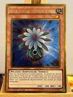 Aufbluhende Blumenzwiebel PGL2-DE033 Gold Rare Deutsch EX YUGIOH - Image 1