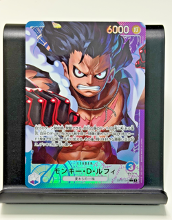 Monkey D. Luffy - OP11-040 AA Leader - Japanese One Piece A Fist of Divine Speed - Image 1