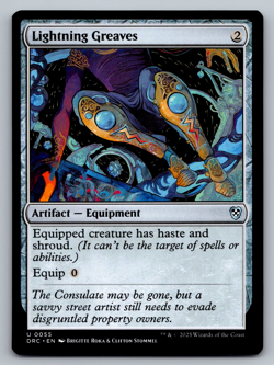Lightning Greaves U 0055 Aetherdrift Regular - Image 1