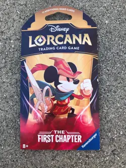 ⭐ Disney Lorcana TCG The First Chapter - Sleeved Booster Pack - Mickey Art ⭐ - Image 1