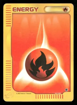 Fire Energy - 161/165 - Expedition - Pokemon Card - MP - Image 1