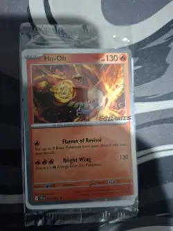 EB Games STAMPED Ho-Oh Promo Card - Sealed - Image 2