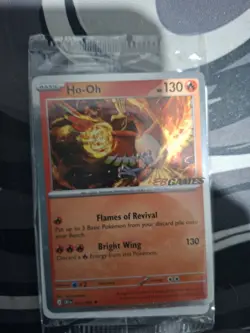 EB Games STAMPED Ho-Oh Promo Card - Sealed - Image 3
