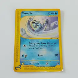 POKEMON / CARD - TOTODILE - 135/165 - EXPEDITION COMMON - 2002 - Image 1