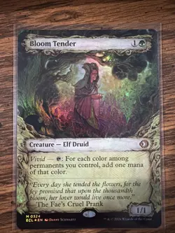 Foil Bloom Tender 0324 Showcase- Lorwyn Eclipsed (ECL) Magic: The Gathering MTG - Image 1