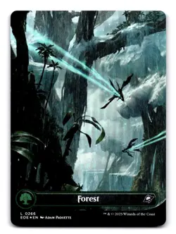 Forest (Borderless) 266 Edge of Eternities Magic: The Gathering Foil NM - Image 1