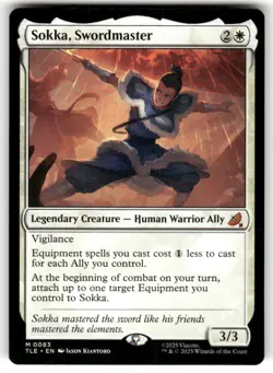 Sokka, Swordmaster 83 Avatar: The Last Airbender: Eternal-Legal Magic: NM - Image 1