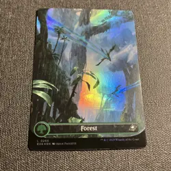 Magic: The Gathering Forest Foil Borderless Edge of Eternities 0266 Eng - Image 1
