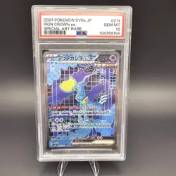 Pokemon TCG Iron Crown ex 214/187 Japanese Terastal Fest Special Art Rare PSA 10 - Image 1