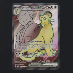 Team Rocket's Persian Ex 219/182 Destined Rivals Ultra Rare Pokemon TCG MINT 🔥 - Image 1