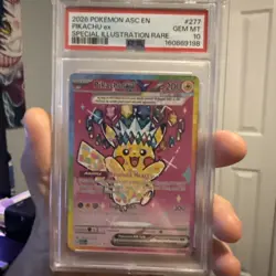 2026 POKEMON ASCENDED HEROES SPECIAL ILLUSTRATION RARE PIKACHU EX PSA 10 277/217 - Image 3